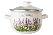 Кастрюля эмалированная 3.5л 61913/2 Лаванда