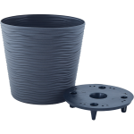 Горщик для квітів Ф`южн  23.5см низький граніт