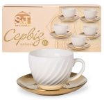 Сервіз чайний керамічний 12 предметів Golden Hayatt 04-001-003
