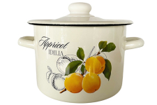 Каструля емальована 5.5л 1617/2 Абрикос Ідилія