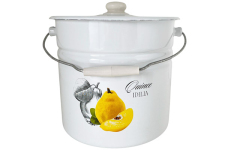 Відро-каструля емальоване 12л 1224/2 Айва Ідилія