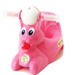 Горщик дитячий пластмасовий Вags Bunny рожевий