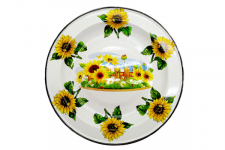 Блюдо эмалированное 0810  2л с рисунком