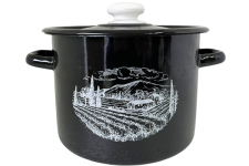 Кастрюля эмалированная 4.5л 1615/4