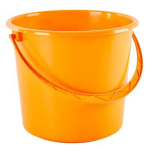 Ведро пластмассовое 18л эконом оранжевое