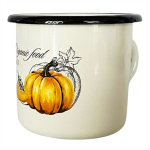 Кружка эмалированная 0.4л 01031/2 Тыква