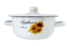 Кастрюля эмалированная 1.5л 1608/2 Солнце