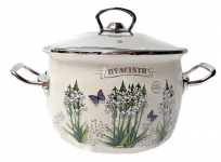 Каструля емальована 3.5л 81913 Гіацинт