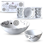 Набор салатников стеклокерамика Абстракция 30056-15018 1/7шт.