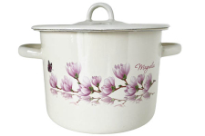 Каструля емальована 4.5л 16151/2 Магнолія