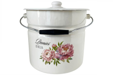 Ведро-кастрюля эмалированное 12л 1224/2 Пион