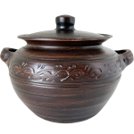 Супник 2.5л новый декор красная глина