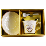 Набор кружка 180мл с блюдцем в подарочной упаковке 3146-1/6 PY