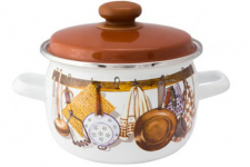 Кастрюля эмалированная 2.5л 1911/4 Хозяюшка