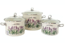 Набір емальований 1500 Лаванда