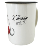 Кружка эмалированная 1.5л 0108/2 Вишня Идиллия