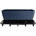 Цветочный горшок Ротанг 500х180мм балконный гранит