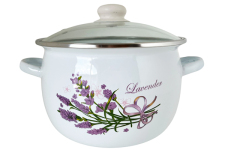 Каструля емальована 5л 61916/2 Букет лаванди