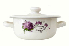 Кастрюля эмалированная 1.5л 1608/2 Виола