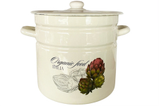 Кастрюля эмалированная 12л 1624/2 Артишок Идиллия