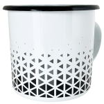 Кухоль емальований 1л 0107/2 Геометрія