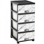 Комод 4-х ярусный с декором U-298