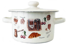 Каструля емальована 2л 1610/2 Кафе де Шері