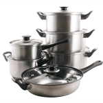 Набор кастрюль из нержавеющей стали 6 предметов В-022S