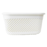 Корзина 3.3л без крышки Drop Design белая