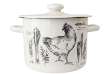 Кастрюля эмалированная 4.5л 1615/2 Rosol