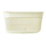 Корзина 6.6л без крышки Drop Design кремовая