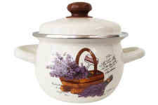 Каструля емальована 1.5л 1908/2 Кошик лаванди сфера