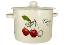 Кастрюля эмалированная 3л 1612/2 Вишня Идиллия