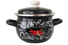 Кастрюля эмалированная 1.5л 1908/4 Спайси