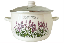 Каструля емальована 7л 61920/2 Лаванда сферична