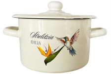 Кастрюля эмалированная 2л 1610/2 Колибри