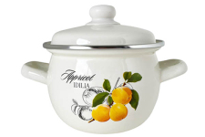 Кастрюля эмалированная 1.5л 1908/2 Абрикос Идиллия