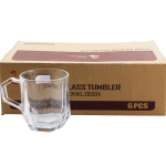 Набір кухлів скляних 250мл ZB1004