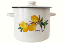 Каструля емальована 5.5л 1617/2 Лимонне дерево