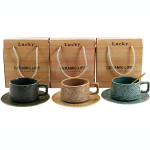 Набор кружка 200мл с блюдцем в подарочной упаковке 25068