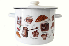 Кастрюля эмалированная 5.5л 1617/2 Кафе