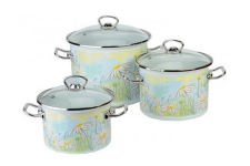 Набір емальований 1500 Ніжний