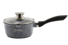 Ковш с антиприкарным покрытием 1.3л Гранит индукция 0716--SN