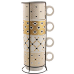 Сервіз чайний 4 предмета  250мл White Mix 167-396