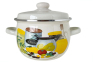 Кастрюля эмалированная 3.5л 1913/2 Империя олив сферическая