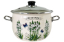 Кастрюля эмалированная 5л 81916 Гиацинт