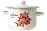 Кастрюля эмалированная 3л 1612/2 Гибискус Идиллия