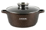 Казан с антипригарным покрытием 6.5л круглый 0328-СН шоколад