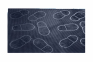 Коврик резиновый 58х76х5 Следы